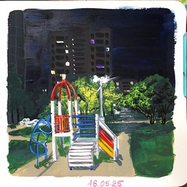 Серия работ «пейзажики»