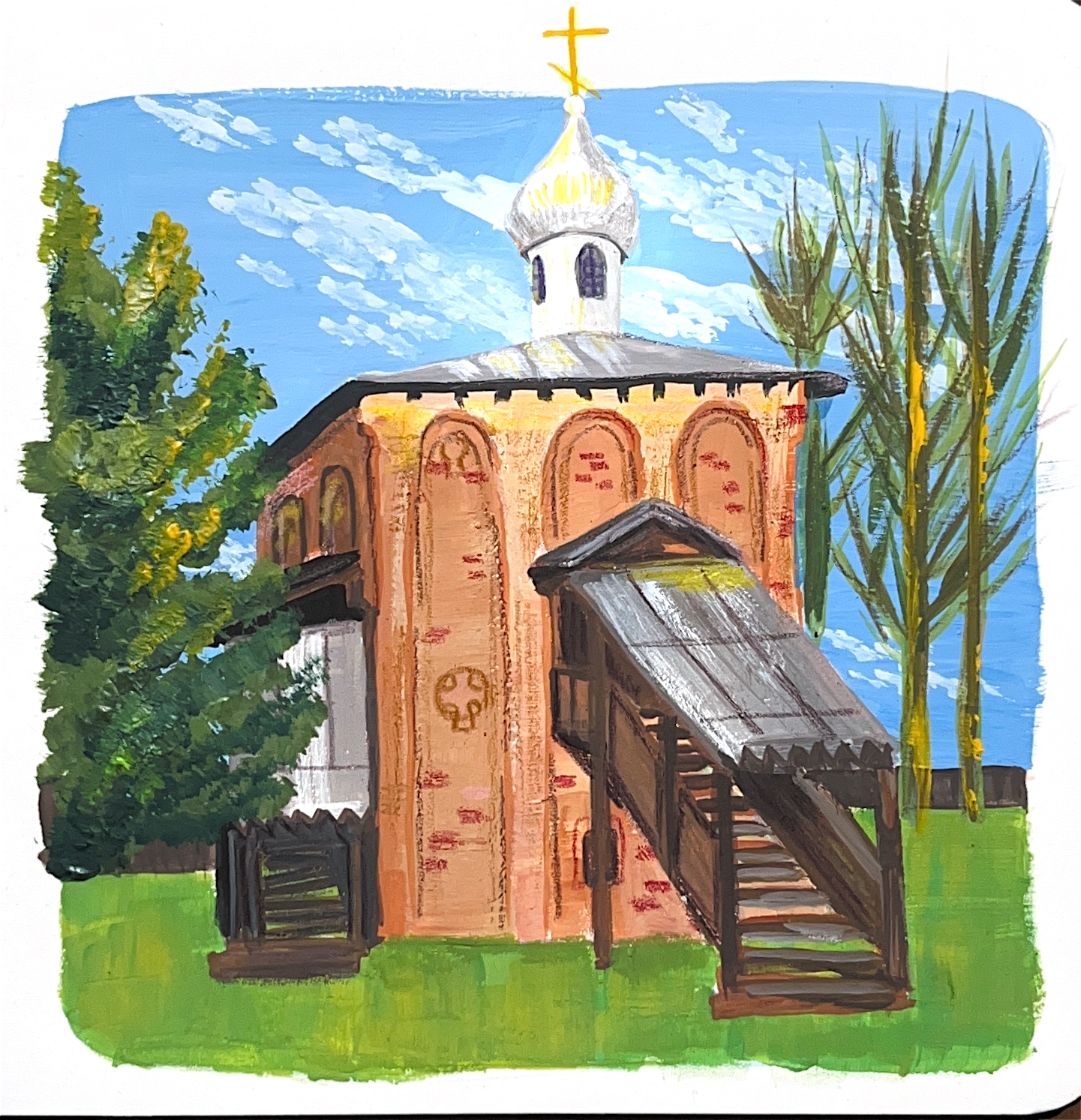 Серия работ «пейзажики»