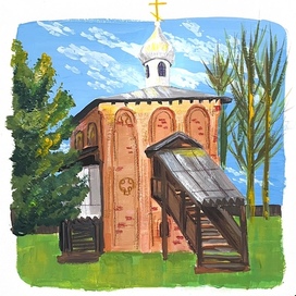 Серия работ «пейзажики»