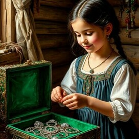 Малахитовая шкатулка, Танюшка.