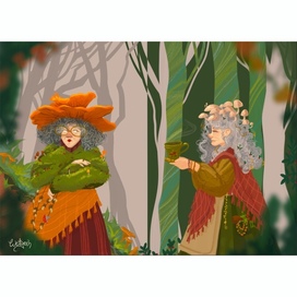 Покровительницы леса. Бабушки старушки