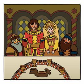 Свадьба Ивана-царевича и Елены Прекрасной