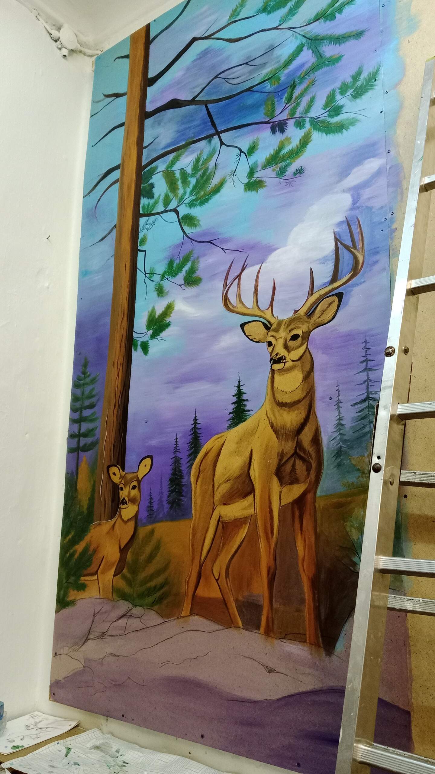 Картина для музея ,процесс