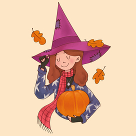 Яркая ведьмочка