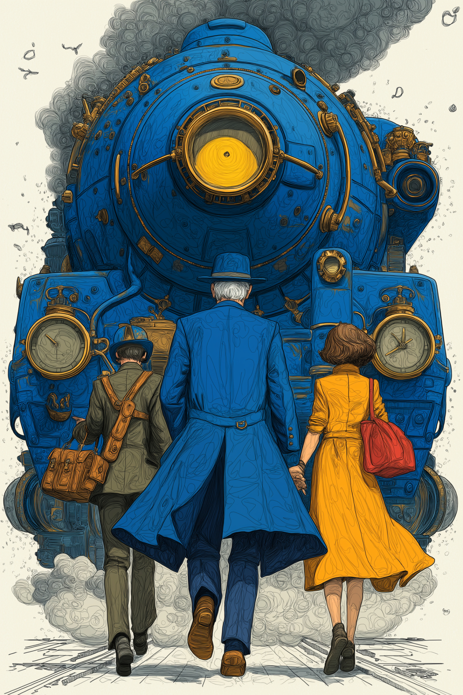 Путешественники на станции