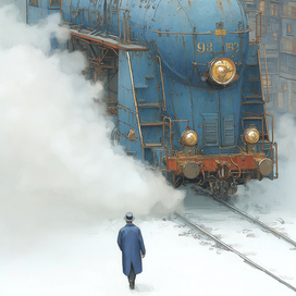 Путешественник на станции