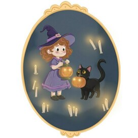 Ведьмочка с котом