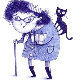 Старушка с тыквой