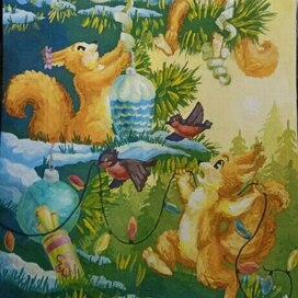 новогодняя открытка