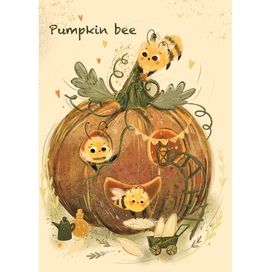   Магическая осень челлендж Тыква и пчелы