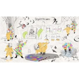 Разработка персонажей для авторской книжки "Кораблик"