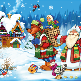 рисунок на боковину коробки