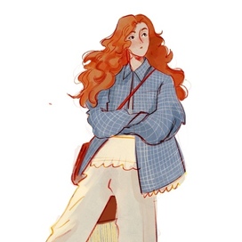 Акварельная иллюстрация персонажа