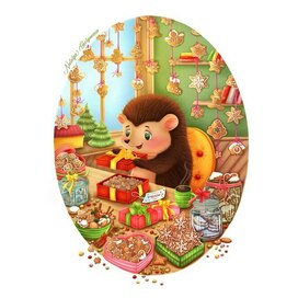 Ёжик-коллекционер имбирных пряников