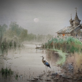 Лунная ночь .