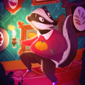 Барсук и атмосферные свечи