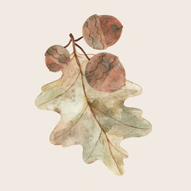 Инктябрь 1 - Жёлудь