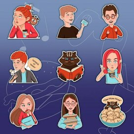 Student lifestyle стикерпак
