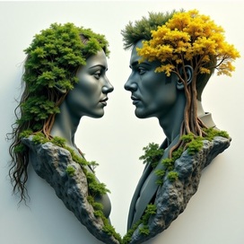 Какие разные люди...а все равно вместе. 