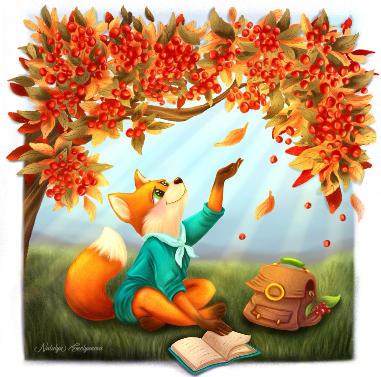 Осенняя сказка Лисички