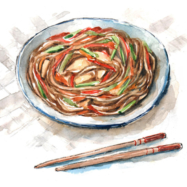 Гречневая лапша