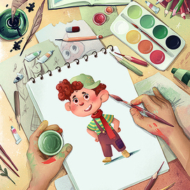 Иллюстрация к книге "Волшебная история мультфильма"