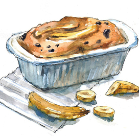 Банановый хлеб