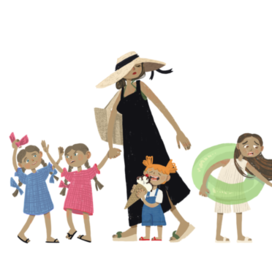 Летняя иллюстрация