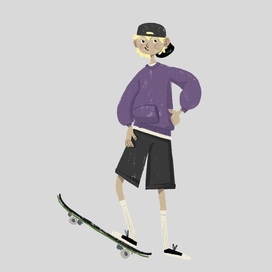 Персонаж скейтер