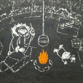 Внутри чума