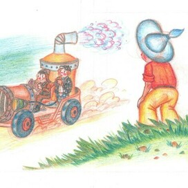 Незнайка - шофёр