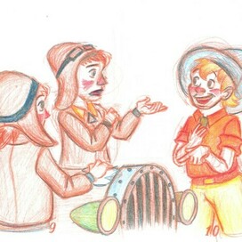 Незнайка - шофёр