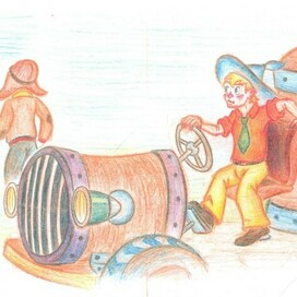 Незнайка - шофёр