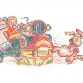 Незнайка - шофёр