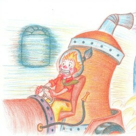 Незнайка - шофёр