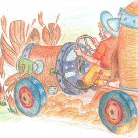 Незнайка - шофёр