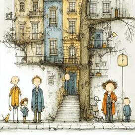 Жильцы одного дома