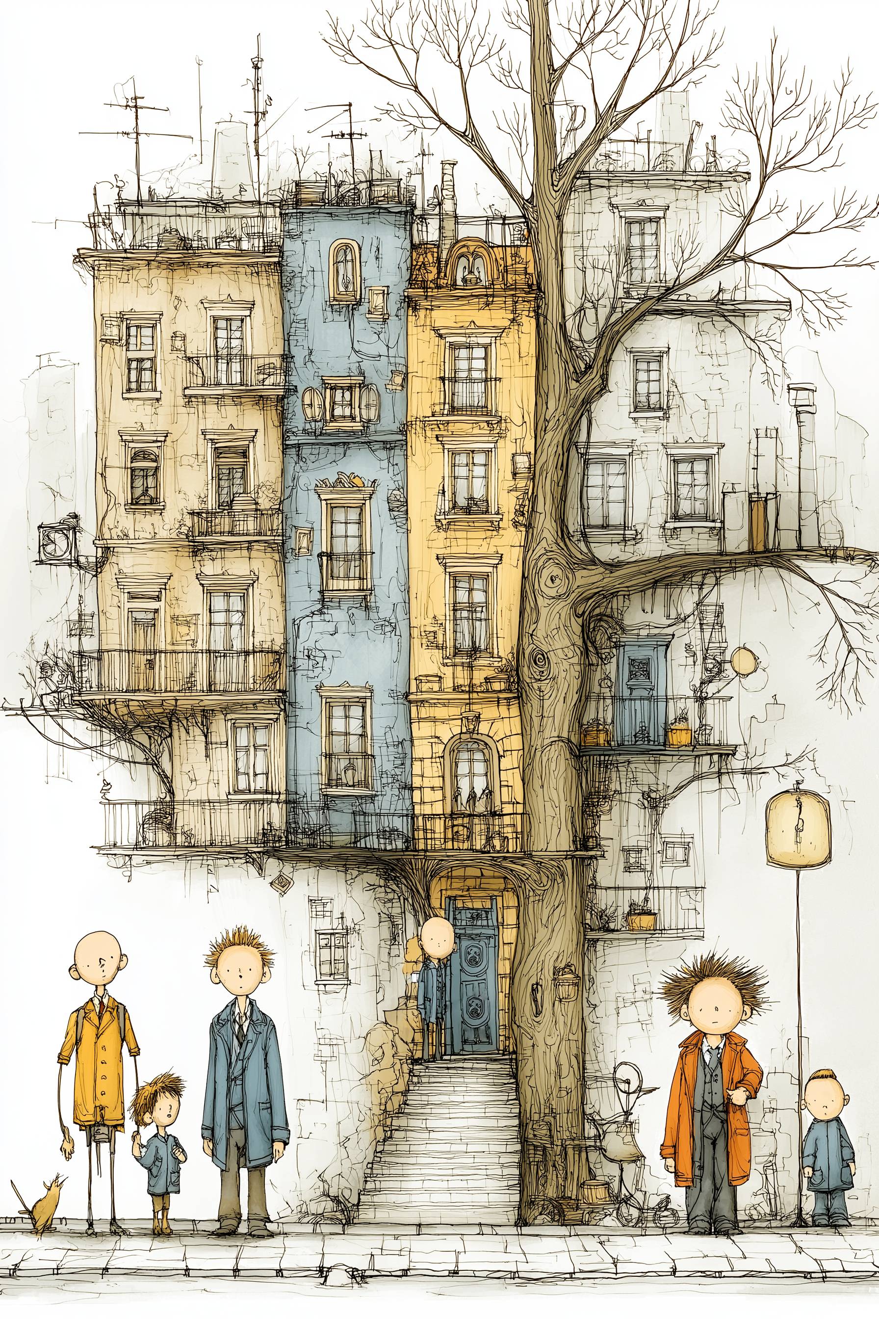 Жильцы одного дома