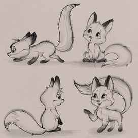 Эскизы. Людвиг 14й (из книги "Людвиг Четырнадцатый и Тутта Карлссон", Я.У. Экхольм) 