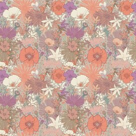 Паттерн. Садовые цветы. 