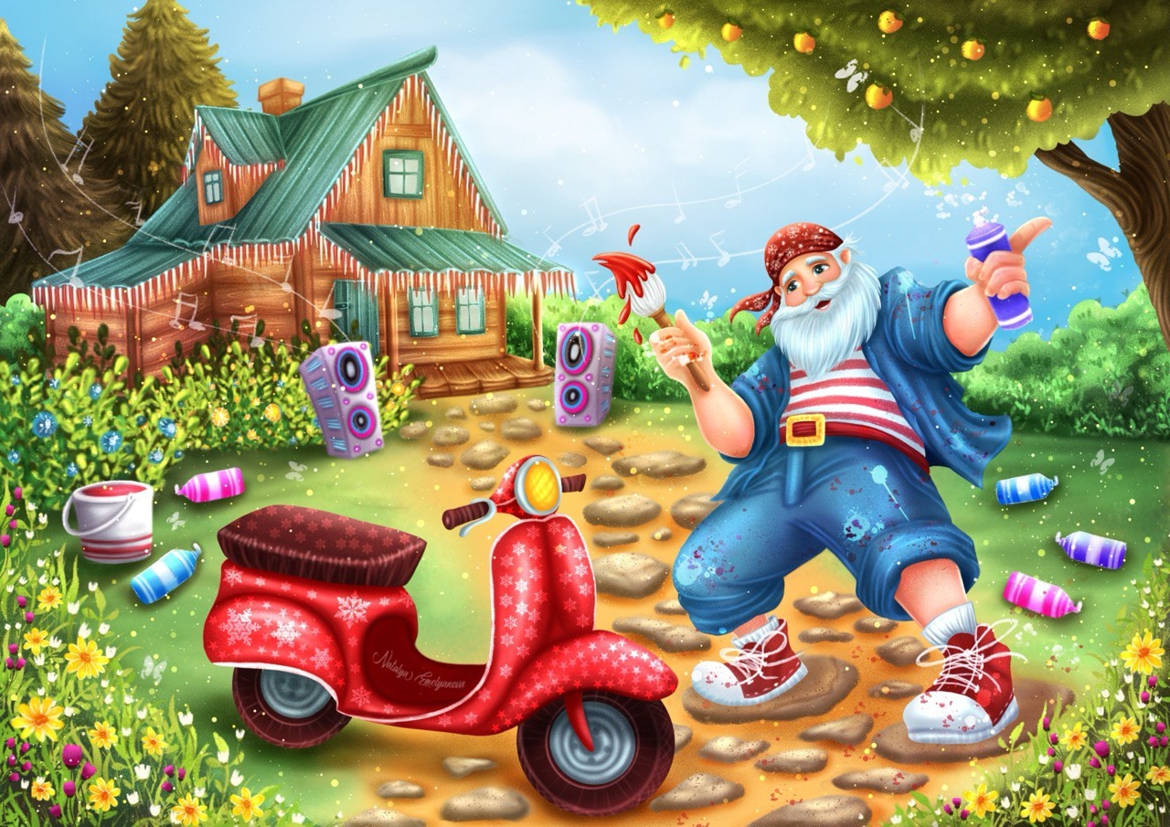 Летние приключения Деда Мороза