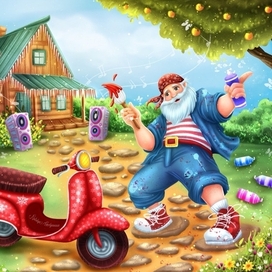 Летние приключения Деда Мороза