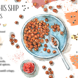 Нут в духовке