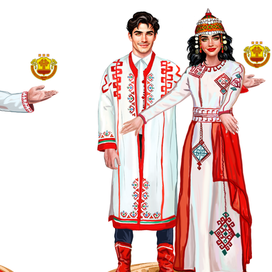 Национальные костюмы народов России