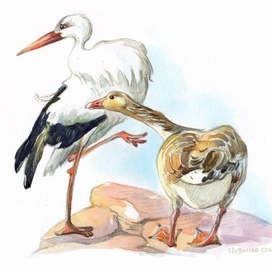 Акка Кнебекайзе и аист Эрмерих