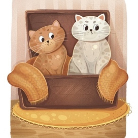 Коты в чемодане