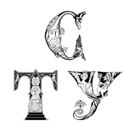 Буквицы С Т У