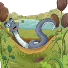 Заслуженный отдых в самодельном гамаке