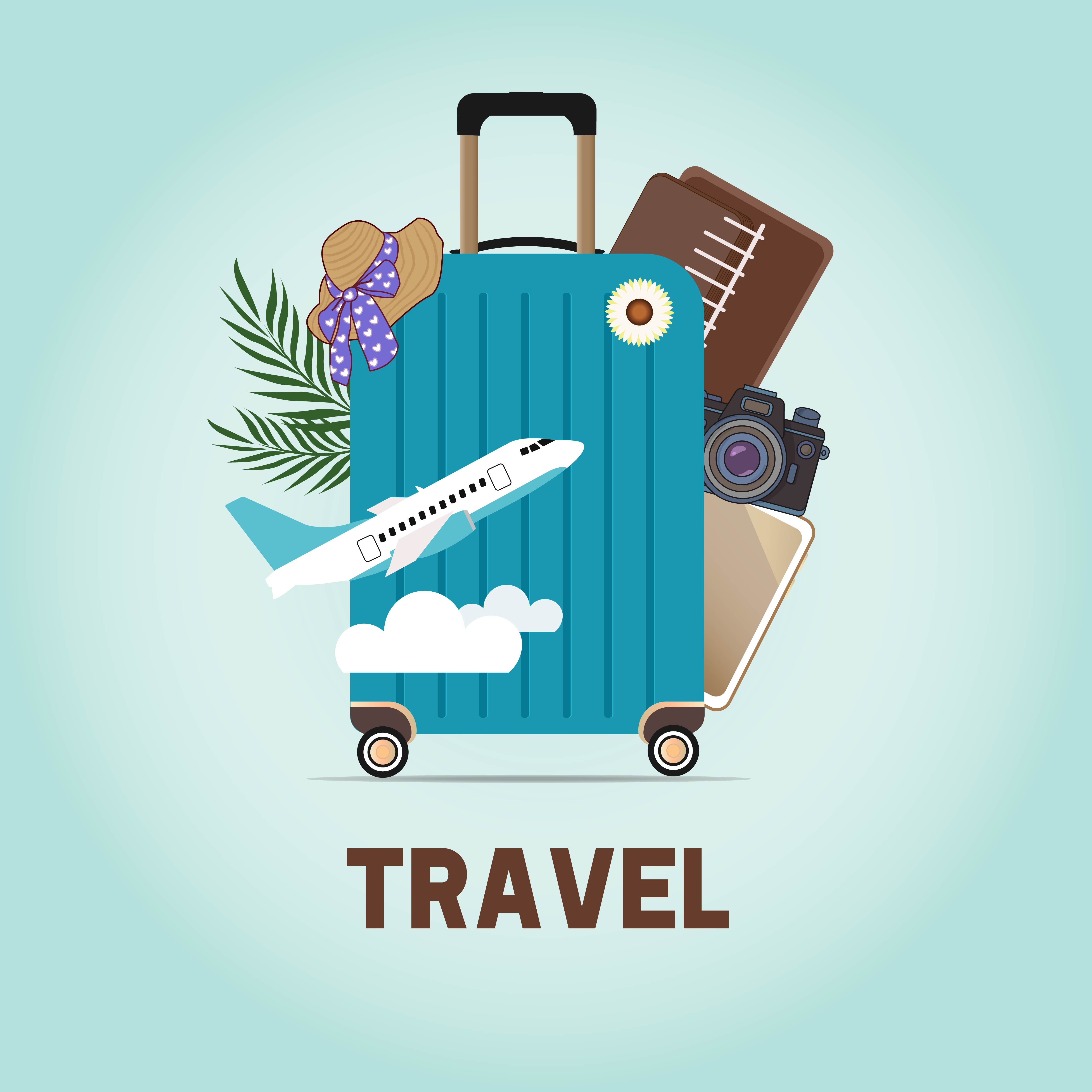 Чемодан для путешествий.