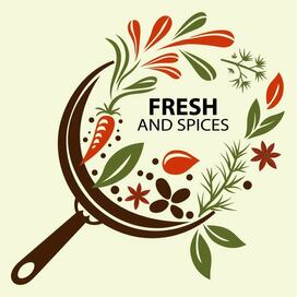 Свежие травы и специи.